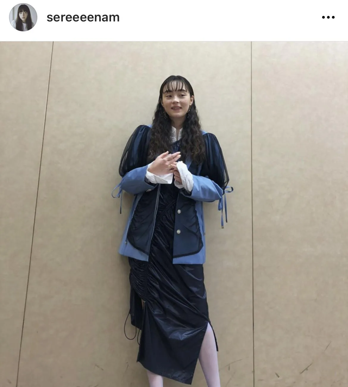 ※モトーラ世理奈オフィシャルInstagram(sereeeenam)より