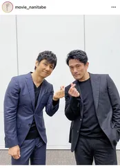 画像 西島秀俊 内野聖陽の 指ハート に かっこいい2人にキュン 素敵すぎる とファン悶絶 きのう何食べた 2 13 Webザテレビジョン