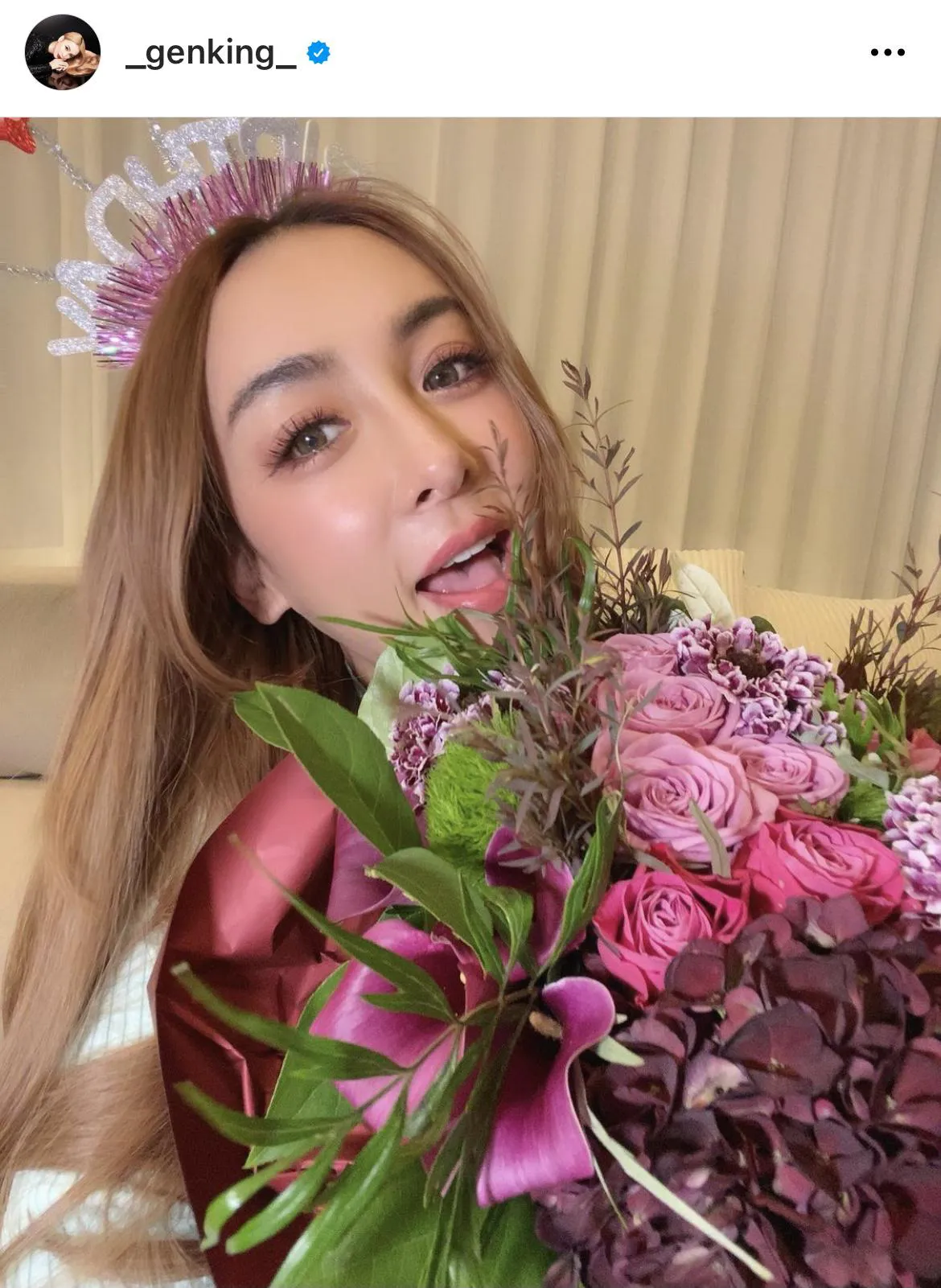 【写真を見る】これで37歳！“すべすべ美肌”まぶしいGENKING