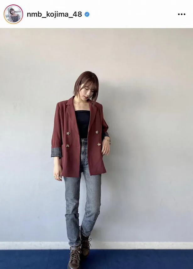 画像 Nmb48小嶋花梨 そわそわしました 私服姿の美脚ぶりに スタイル良すぎ めちゃくちゃ美脚 の声 11 22 Webザテレビジョン