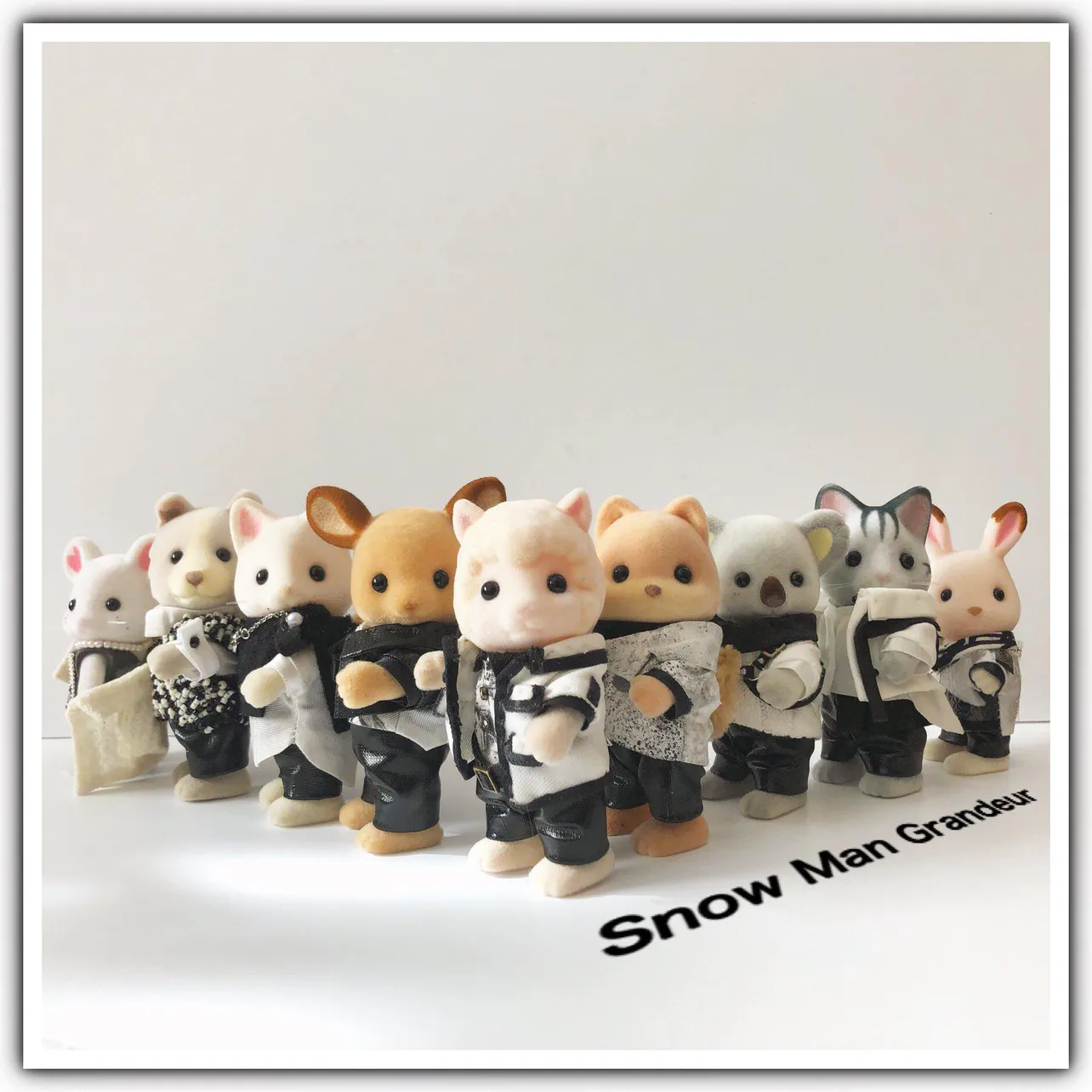 Snow Man 3rdシングル「Grandeur」通常盤ジャケットを再現