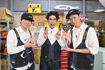 片桐仁、小山慶一郎&加藤シゲアキに“大人のガンプラづくり”をレクチャー＜NEWSの全力!!メイキング＞