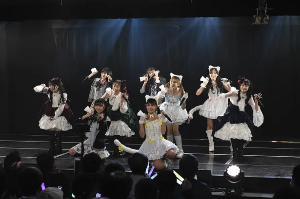 「SKE48 ユニット曲特別公演　対抗戦」最初の公演に出演した9人のメンバー