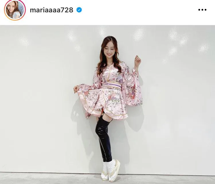 ※谷まりあ公式Instagram(mariaaaa728)より