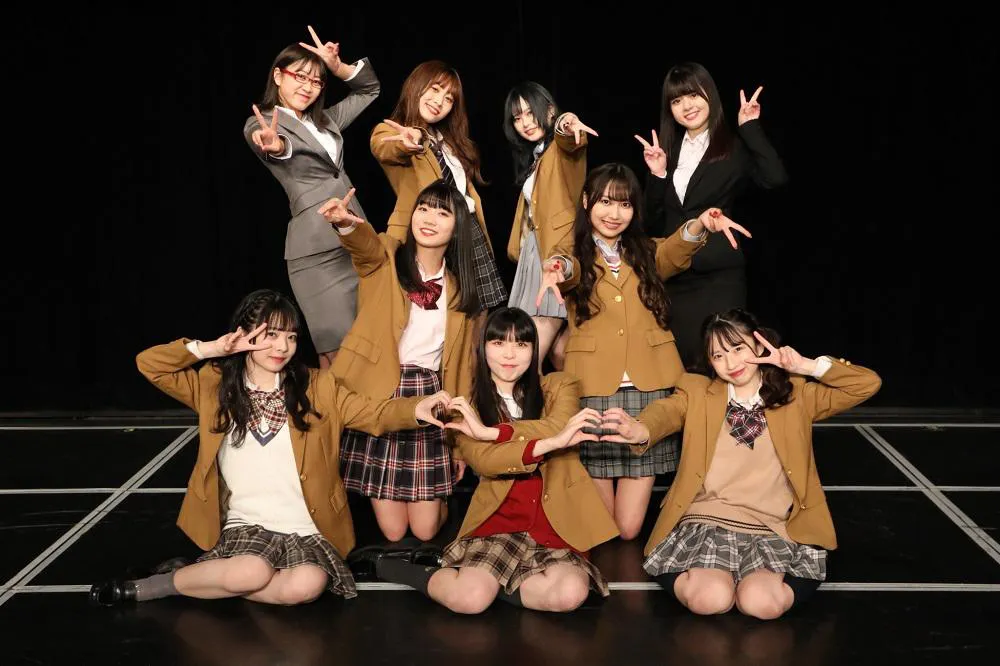 「SKE48 ユニット曲特別公演　対抗戦」2公演目に出演した9人のメンバー