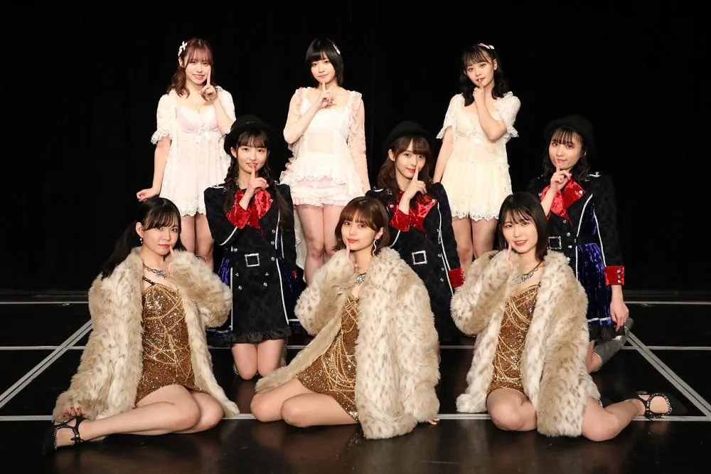 「SKE48 ユニット曲特別公演　対抗戦」3公演目に出演した9人のメンバー