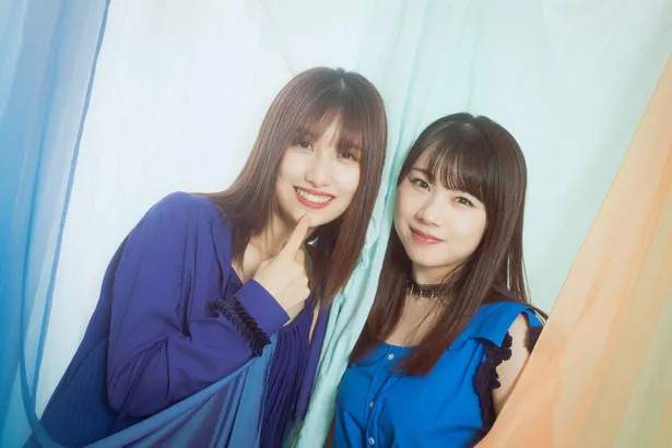 ニューシングルをリリースしたモーニング娘。'21の佐藤優樹(左)と石田亜佑美(右)