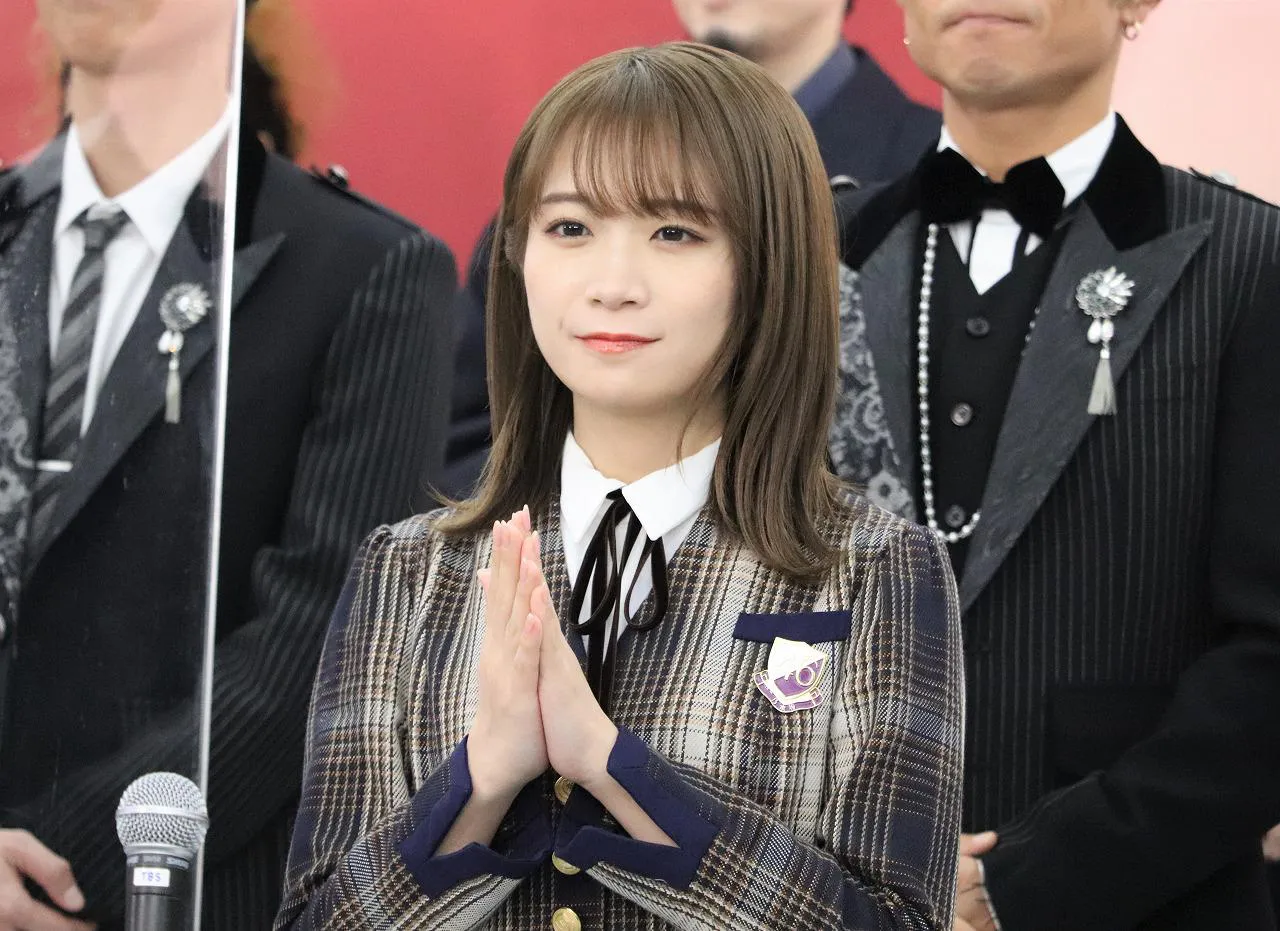 乃木坂46・秋元真夏「第63回輝く！日本レコード大賞」会見の様子