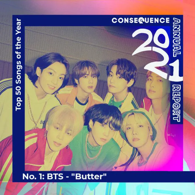 BTS「Butter」が、米メディア・Consequence of Soundの“今年の歌”1位に