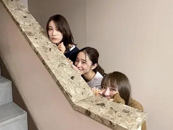 “瞳”内田理央、“綾子”堀田真由、“栞”中村ゆりかのかわいすぎる3ショットを公開「ひょっこり史上一番では？」＜言霊荘＞