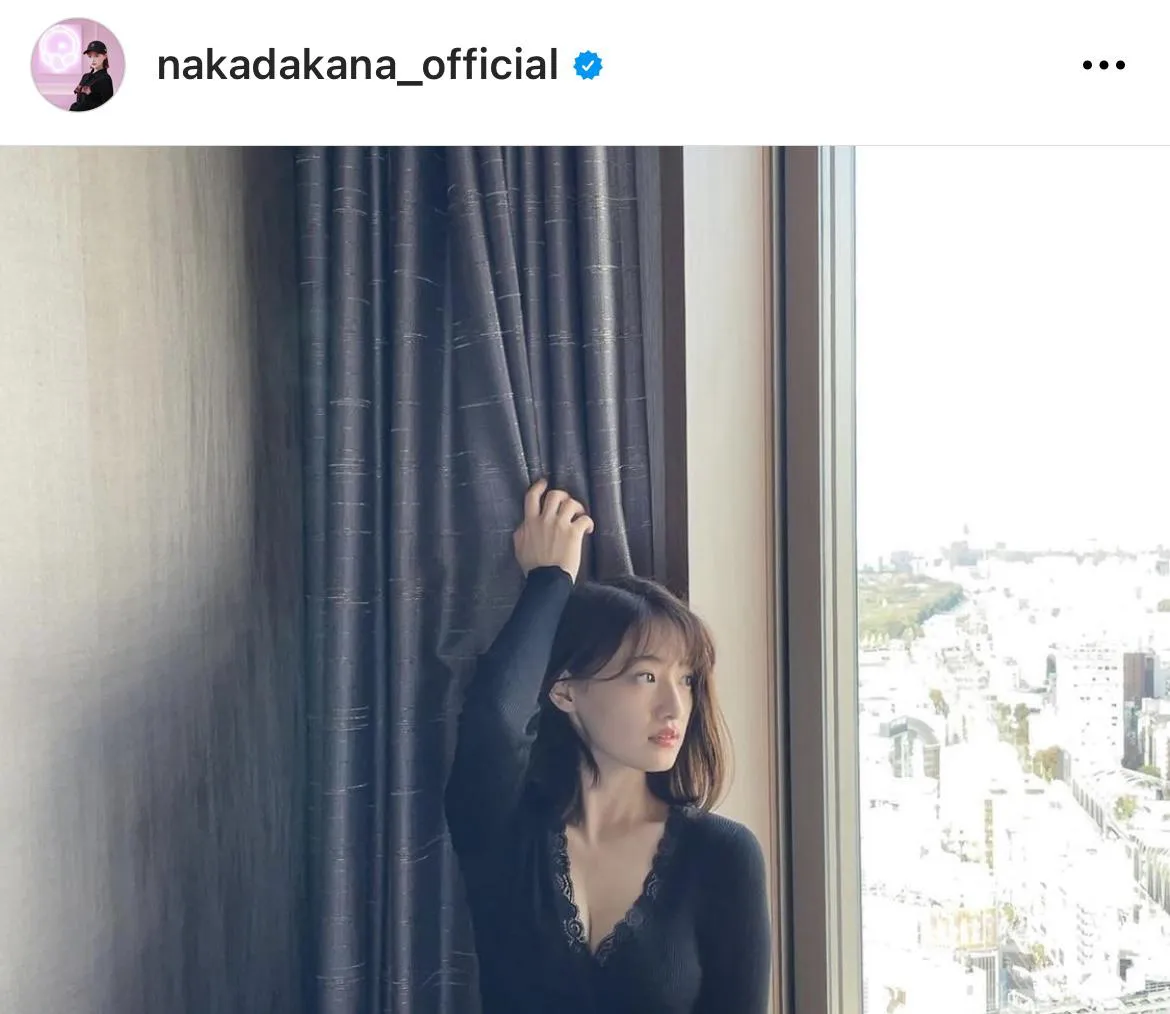 ※中田花奈オフィシャルInstagram(nakadakana_official)より