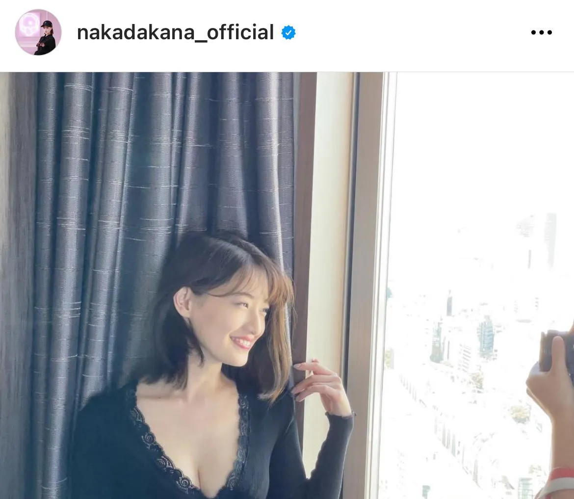 ※中田花奈オフィシャルInstagram(nakadakana_official)より