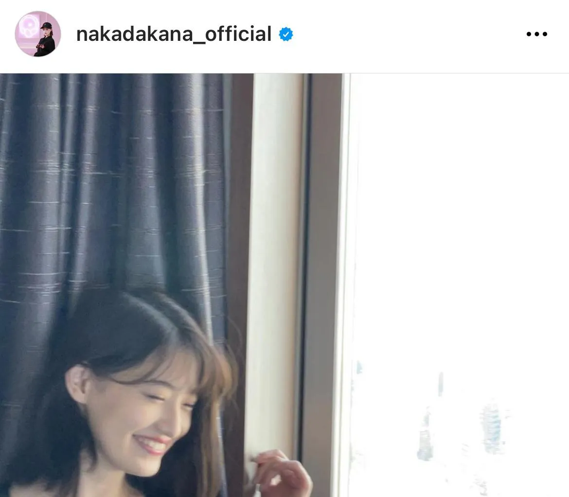 ※中田花奈オフィシャルInstagram(nakadakana_official)より