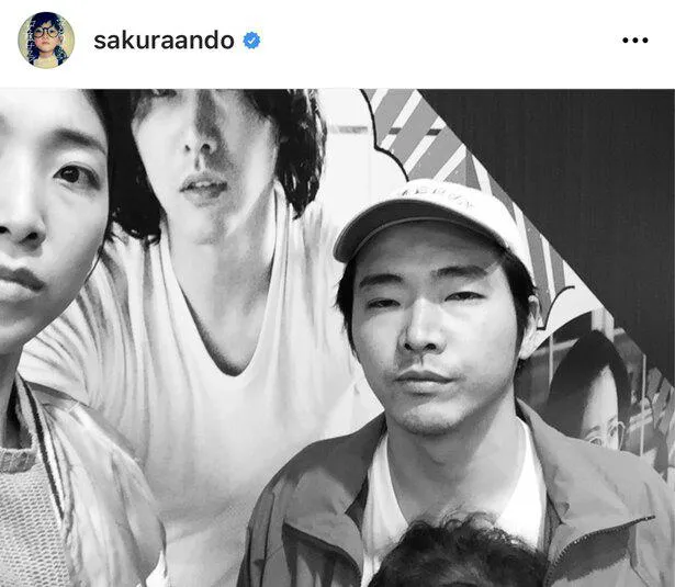 ※安藤サクラ公式Instagram(sakuraando)のスクリーンショット
