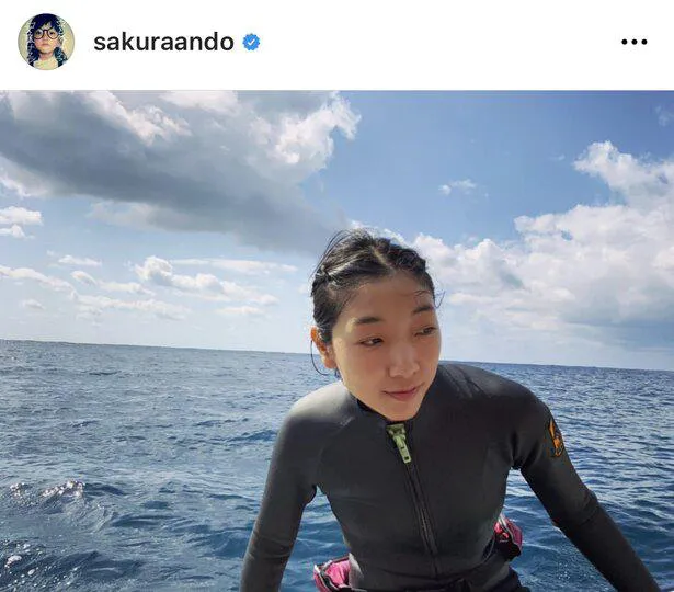 ※安藤サクラ公式Instagram(sakuraando)のスクリーンショット