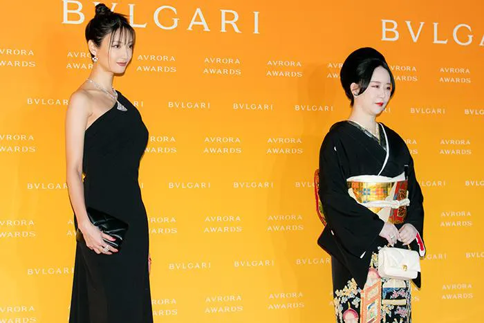 菜々緒「BVLGARI AVRORA AWARDS 2021」より