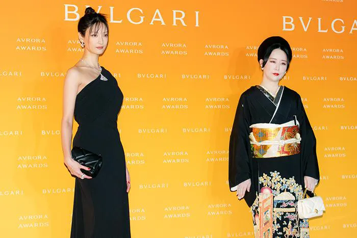 菜々緒「BVLGARI AVRORA AWARDS 2021」より