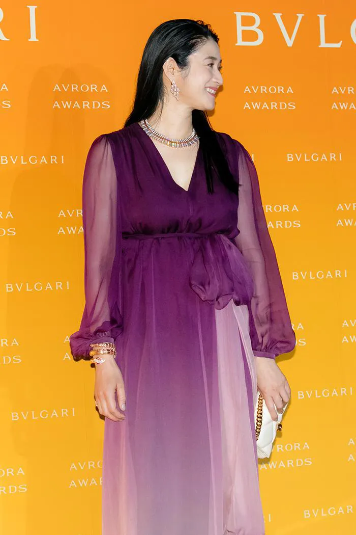 小雪「BVLGARI AVRORA AWARDS 2021」より