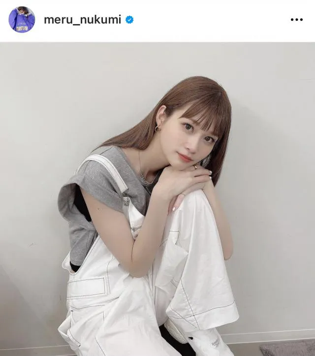 ※画像は生見愛瑠オフィシャルInstagram(meru_nukumi)より