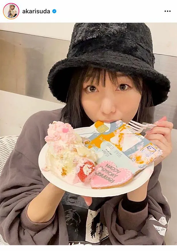 30歳のバースデーを報告した須田亜香里