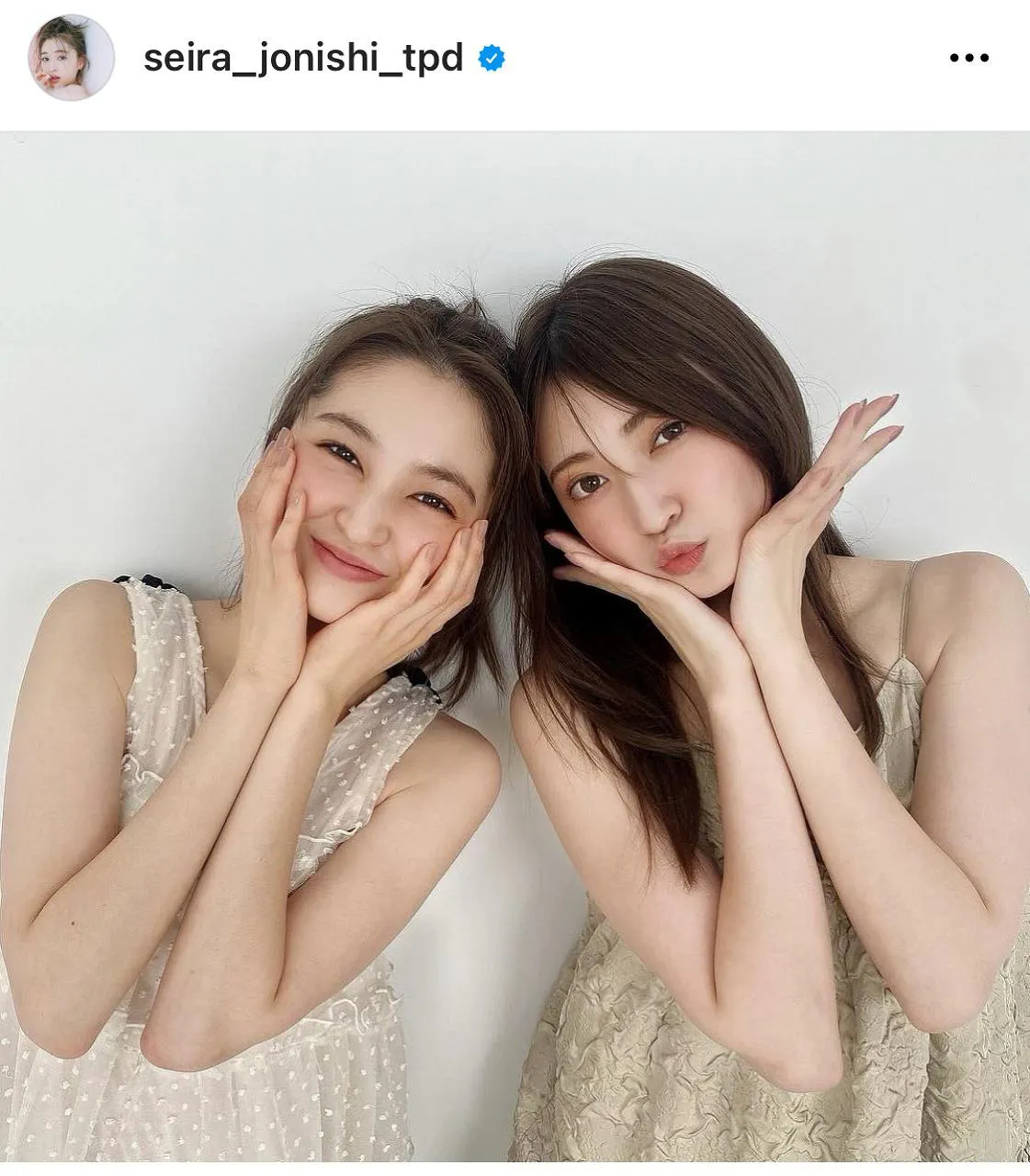 【写真を見る】上西星来は「ずっとね、ずっといい香りした」と吉田朱里との2SHOTに感激　