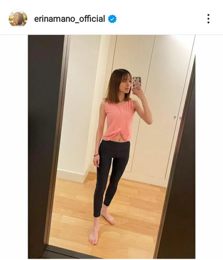 ※真野恵里菜オフィシャルInstagram(erinamano_official)より