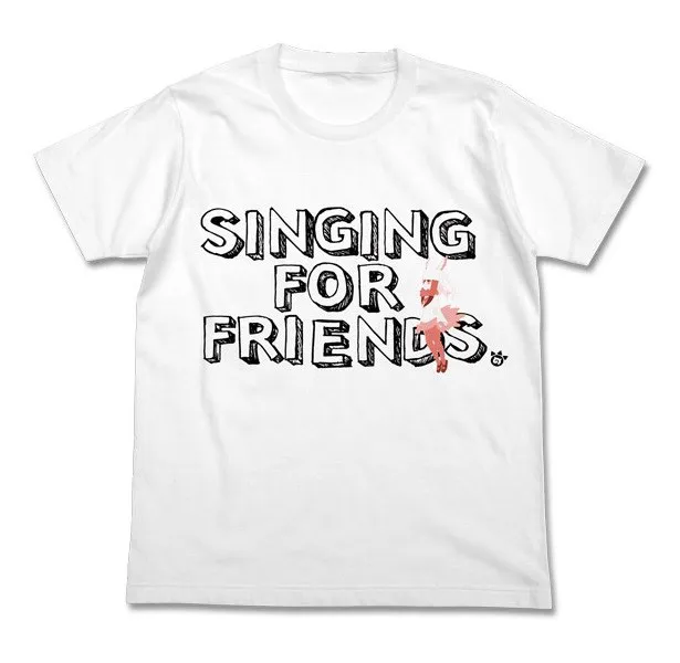 歌うことが好きなトキがかわいらしい「歌うトキTシャツ」