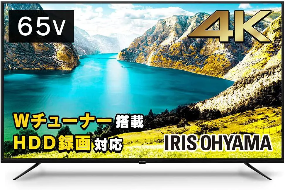 アイリスオーヤマ 65V型 4K対応 液晶テレビ 65UB10PB 商品画像