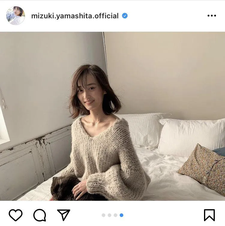 ※画像は山下美月公式Instagram(mizuki.yamashita.official)より