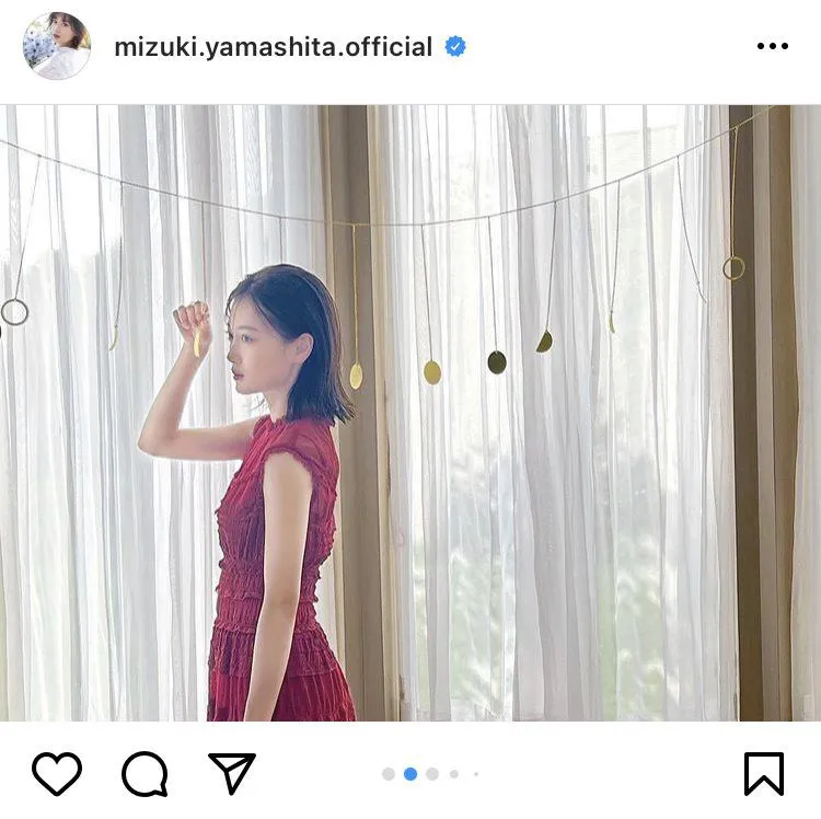 ※画像は山下美月公式Instagram(mizuki.yamashita.official)より