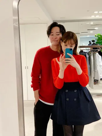 トリンドル玲奈、浅香航大との“お揃いコーデショット”を公開「着替えるたびに可愛いって言ってくれて嬉しかったな」<私たち結婚しました 2>