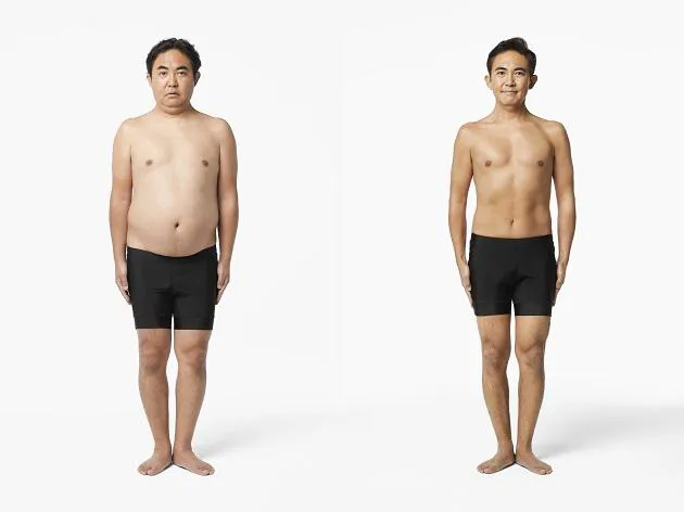 【写真】衝撃の変化！林家三平、18.6kg減量前後でのビフォーアフター写真
