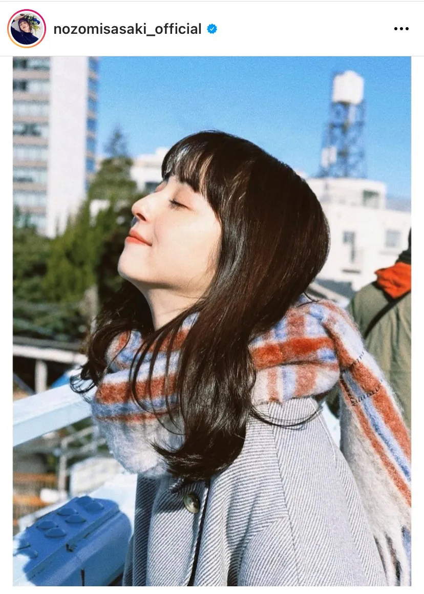 ※佐々木希オフィシャルInstagram(nozomisasaki_official)より