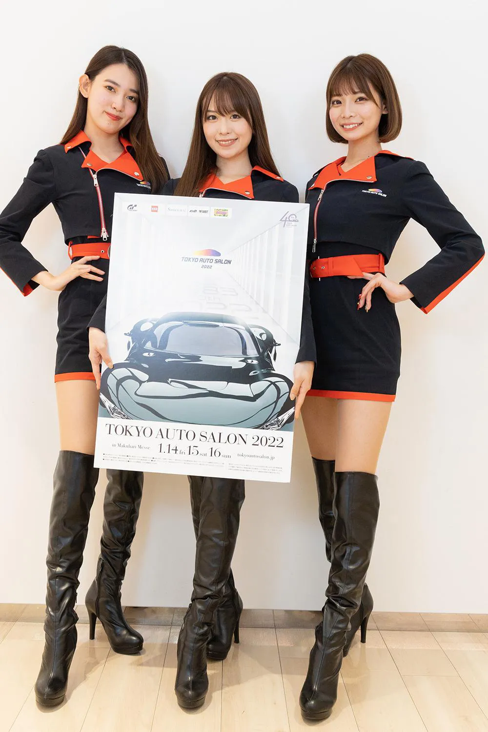 公式イメージガール「A-class」の黒木麗奈、松田蘭、米倉みゆ　