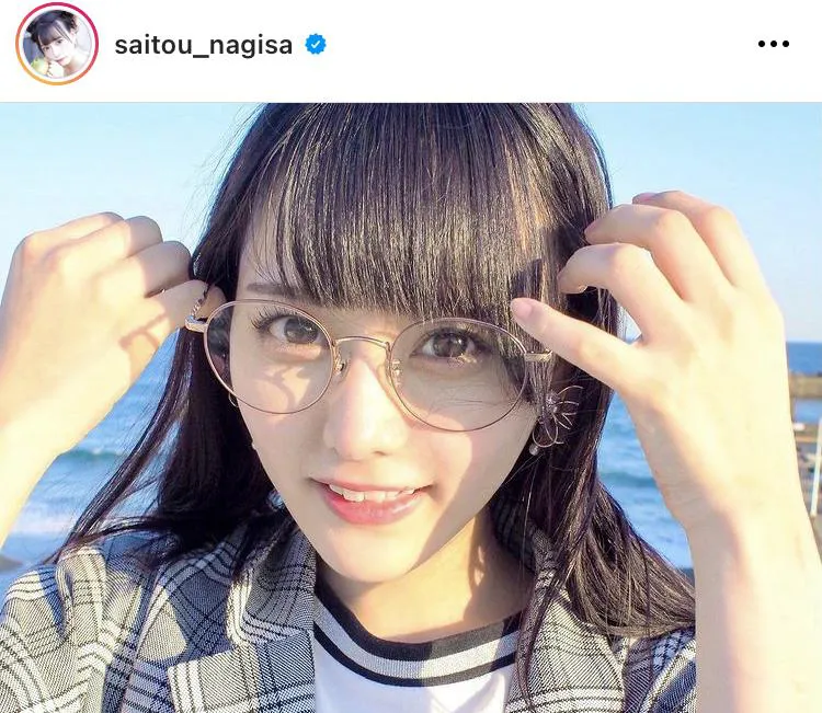 ※齊藤なぎさ公式Instagram(saitou_nagisa)のスクリーンショット