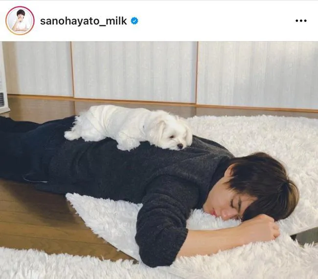 ※画像は佐野勇斗公式Instagram(sanohayato_milk)より