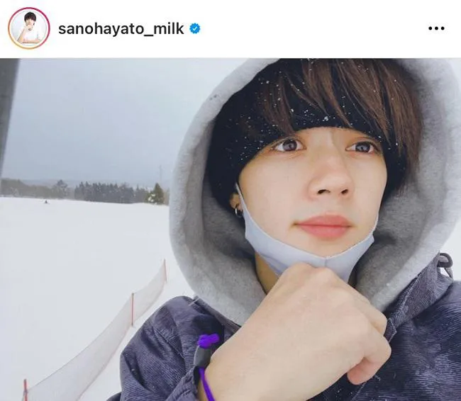 ※画像は佐野勇斗公式Instagram(sanohayato_milk)より