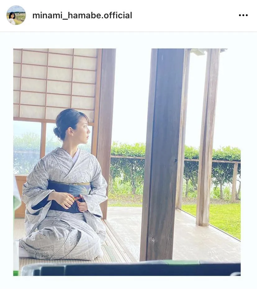 ※画像は浜辺美波公式Instagram(minami_hamabe.official)のスクリーンショット