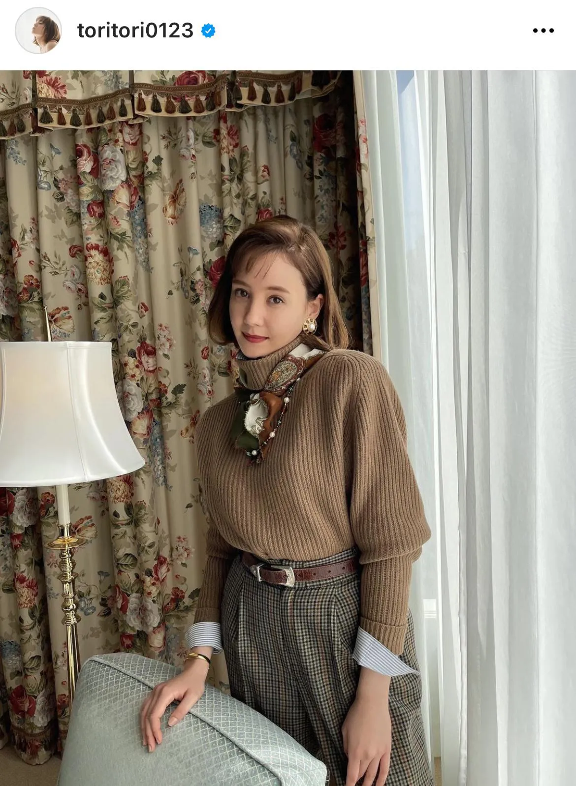 ※トリンドル玲奈オフィシャルInstagram(toritori0123)より