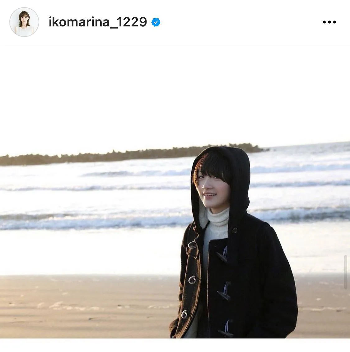 ※画像は生駒里奈(ikomarina_1229)オフィシャルInstagramのスクリーンショット