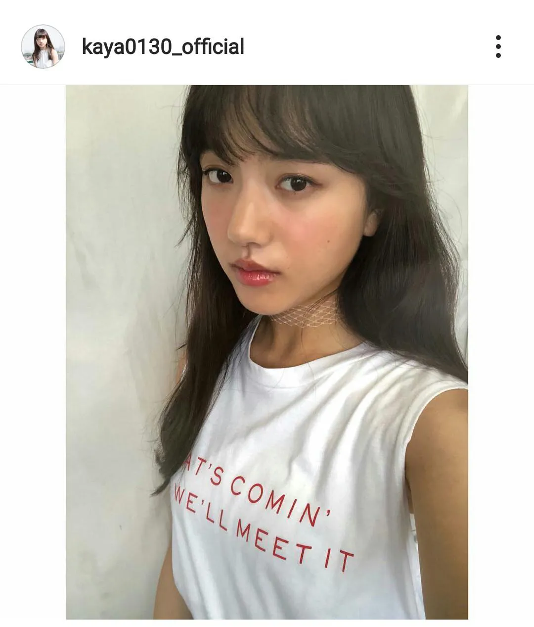 ※清原果耶オフィシャルInstagram(kaya0130_official)より