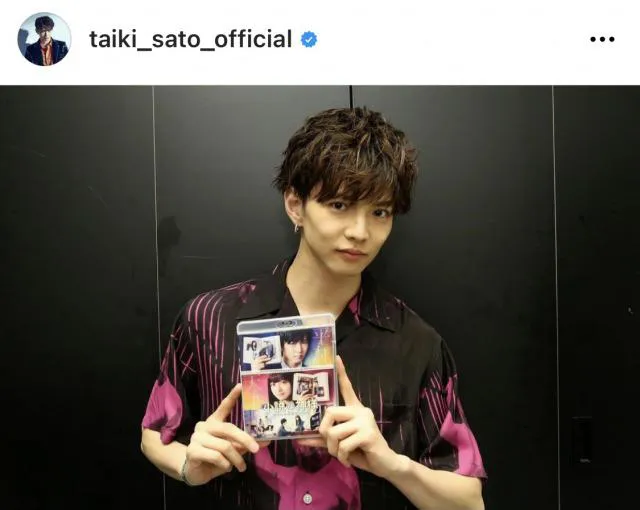 ※画像は佐藤大樹公式Instagram(taiki_sato_official)より