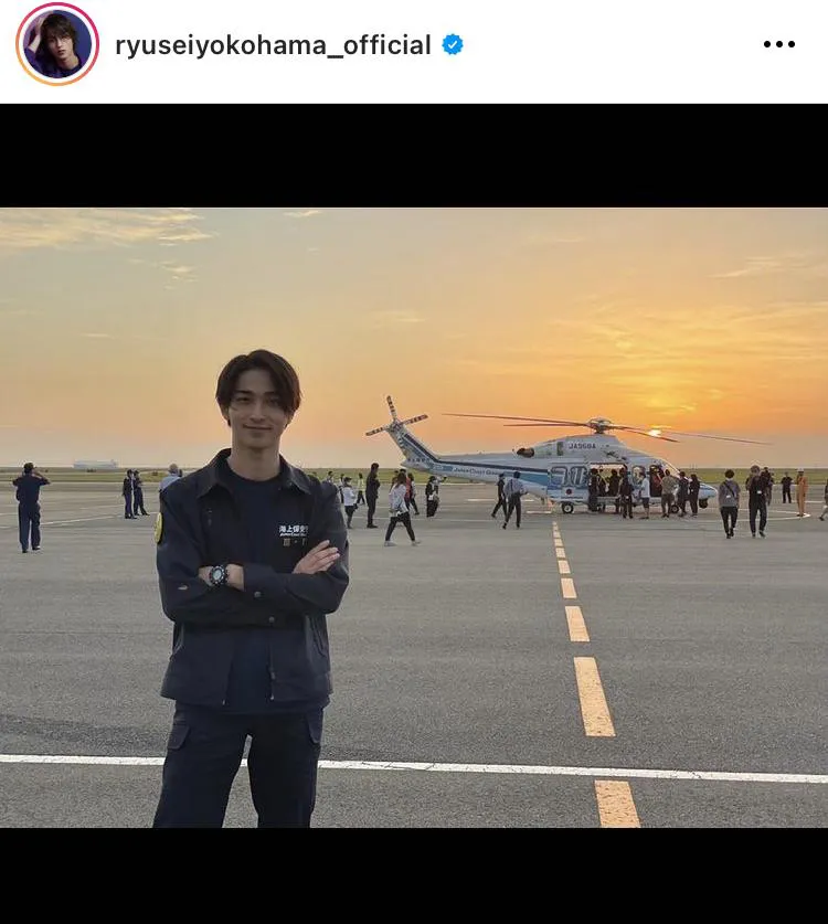 ※画像は横浜流星公式Instagram(ryuseiyokohama_official)より