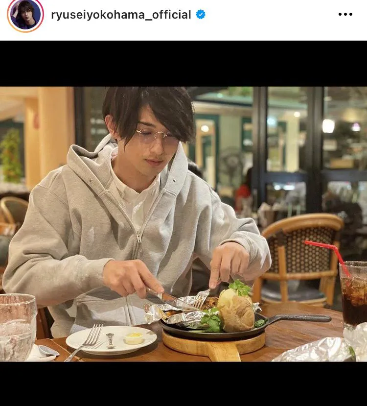 ※画像は横浜流星公式Instagram(ryuseiyokohama_official)より