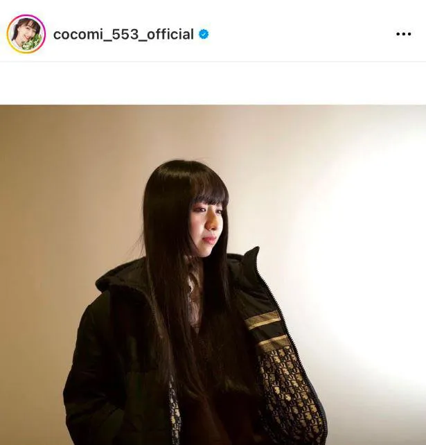 ※Cocomi公式Instagram(cocomi_553_official)より