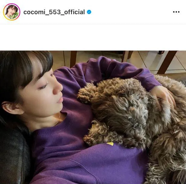  ※Cocomi公式Instagram(cocomi_553_official)より