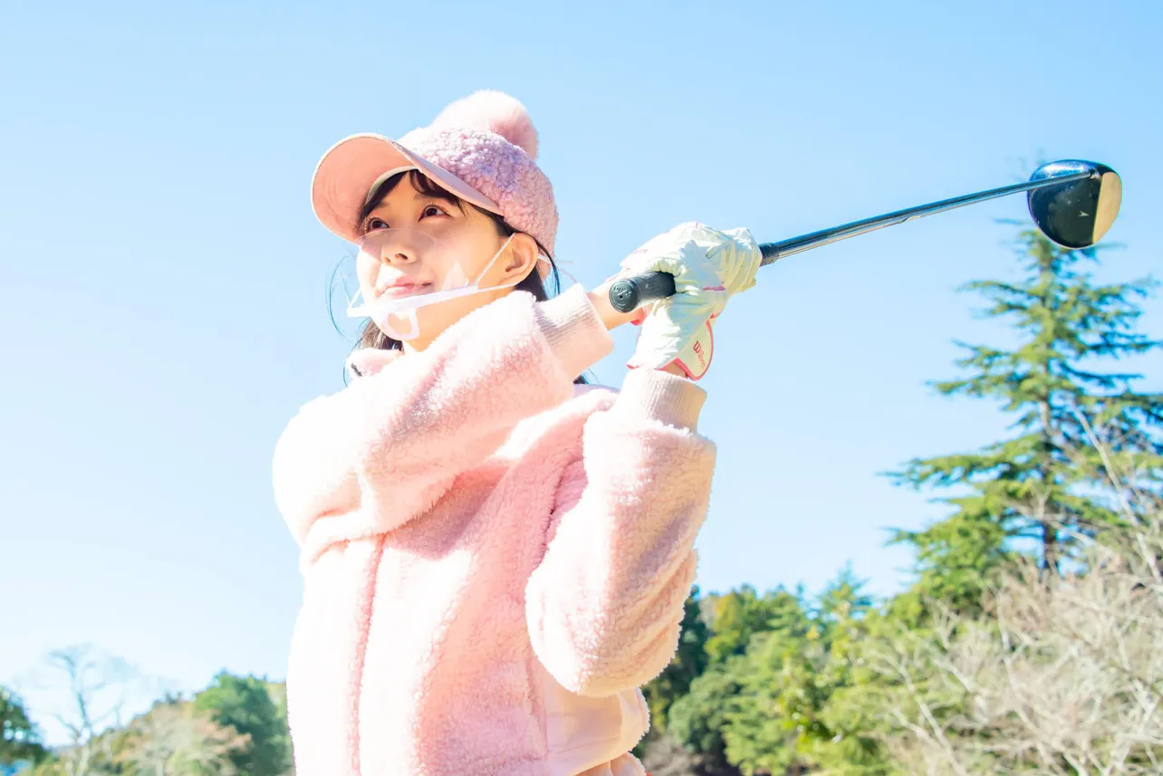 2月6日(日)放送の「ゴルフ女子　ヒロインバトル」(BS12)に番組初参戦を果たした渡辺美優紀