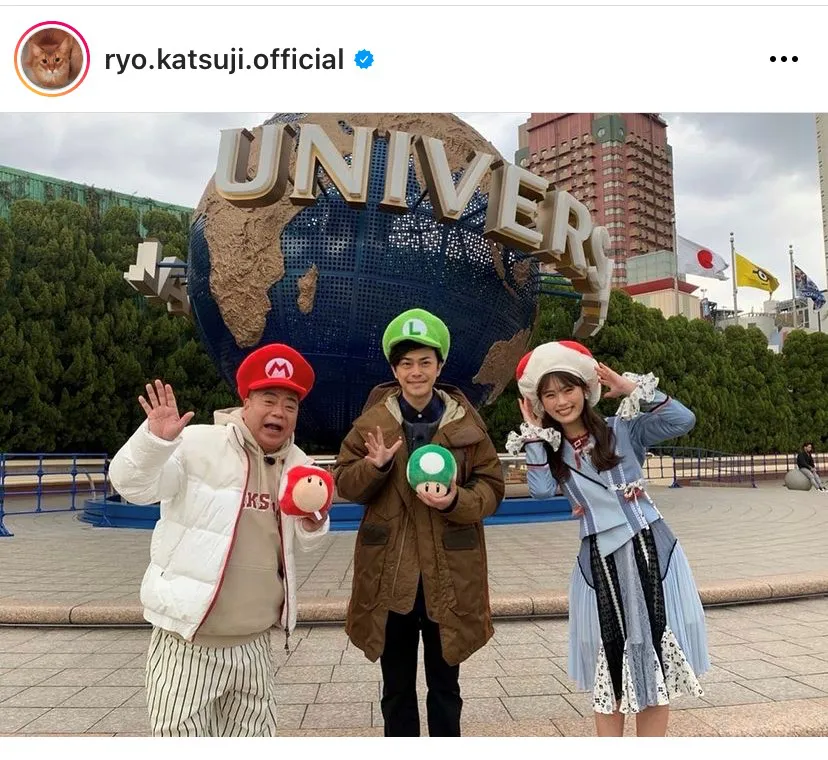 ※画像は勝地涼公式Instagram(ryo.katsuji.official)のスクリーンショット