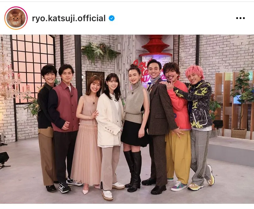 ※画像は勝地涼公式Instagram(ryo.katsuji.official)のスクリーンショット