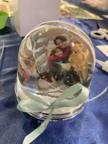 トリンドル玲奈、浅香航大への最後のプレゼント、自身制作の手作りスノードームの写真を公開「恩返し出来たかな?」<私たち結婚しました 2>